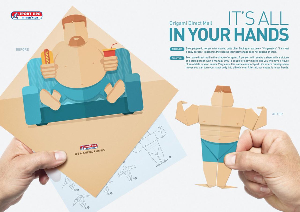 Sam Graham On Twitter Great Idea For Interactive Direct Mail Origami Http T Co En92zgky4x Via Suzannepope Advertising Copywriting Http T Co 3id9ckaof8