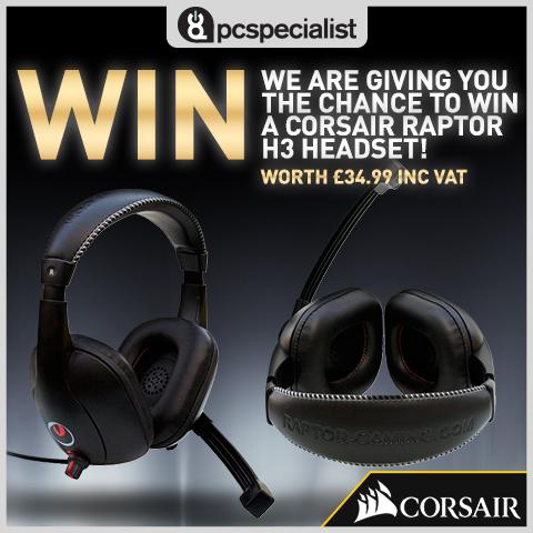 welshkaren1's tweet photo. Simply follow @PCSpecialist and retweet this tweet for your chance to win a @CorsairUK Raptor H3 Gaming Headset! http://t.co/c8B86znTND