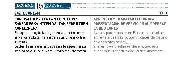 MarkelDomin13's tweet photo. Eures sareak eskeintzen dituen zerbitzuen inguruko hitzaldia #Mungia-ko Gaztegunean http://t.co/Ou0zinA0G5