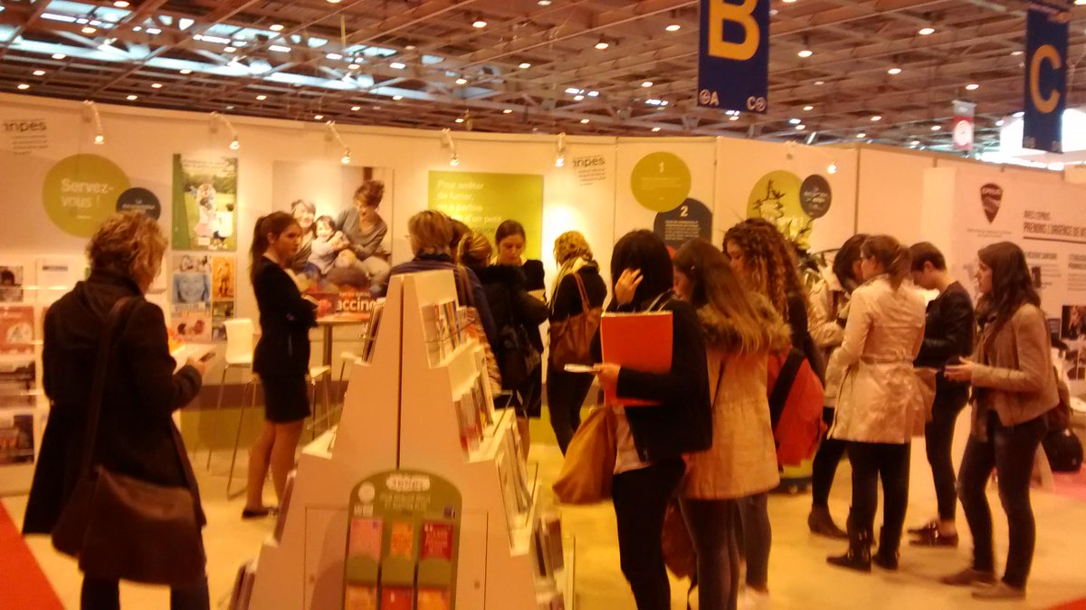 [#saloninfirmier] Le 14, 15 et 16 oct, venez visiter le stand de l'#Inpes au <a href="/SalonInfirmier/">Salon Infirmier</a> #infirmier