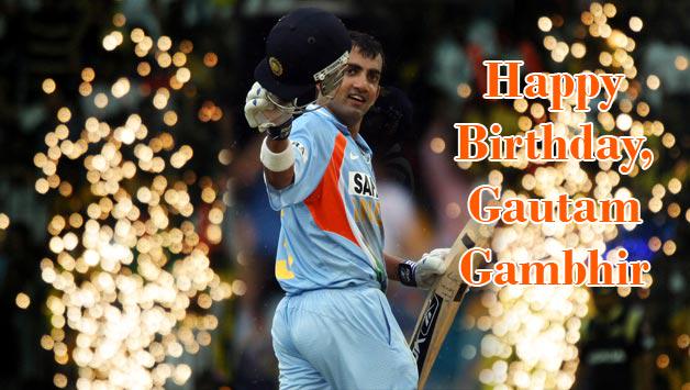 Happy birthday, Gautam India\s talented opener and Kolkata Knight Riders\ captain 