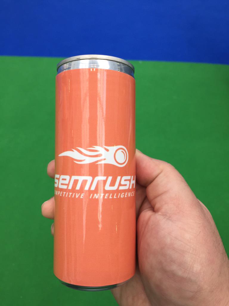 lesliebunder's tweet image. Thank you @semrush for the energy drink at #adtechLondon  no wonder everyone is buzzing :-)