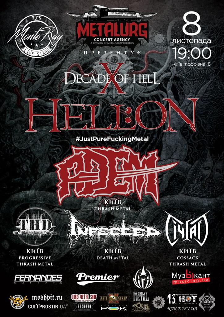 13NotesMagazine's tweet image. DECADE OF HELL | 13notes.info/events/decade-… #rock, #news, #music