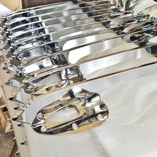 Flawless <a href="/MKBlades/">#MKBlades</a> #MKPhantom blades fresh out of plating. #TeamMK #musthaveblades #choosewisely