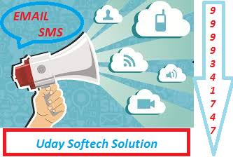 udaysoftech's tweet image. Email, SMS and Database from Uday Softech Solution. Contact @9999341747