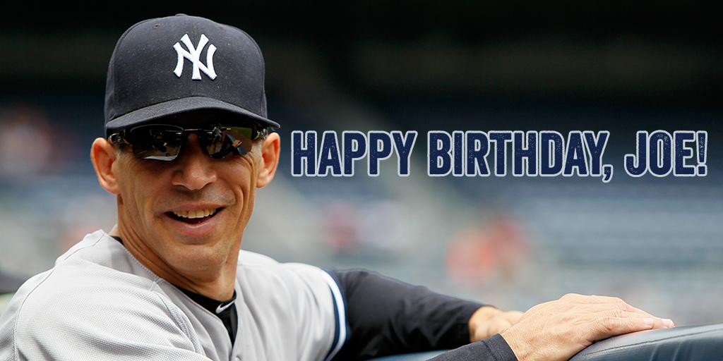  messages: Happy birthday to manager Joe Girardi! 