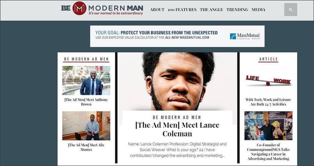 I'm truly honored to be featured as Black Enterprise's "Modern Man" If you have time head over and check the featur…