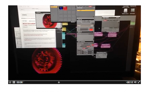 vuoflow's tweet photo. Vuo now seamlessly integrates with VDMX, the Mac VJ software from VIDVOX! https://t.co/ITz2JqtUa7 http://t.co/uFJTLyhkh5
