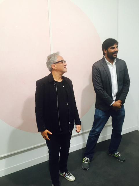 Happeningarts's tweet image. #AnishKapoor @AKversailles and #WaqasKhan at #GalerieKrinzinger #FriezeLondon