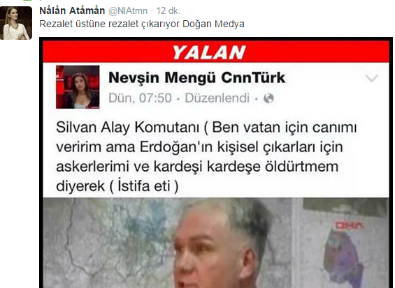 Gerçekleri ve Doğruları bir rezalet olarak adlandıran güzel <a href="/NlAtmn/">Nalan Ataman</a>
