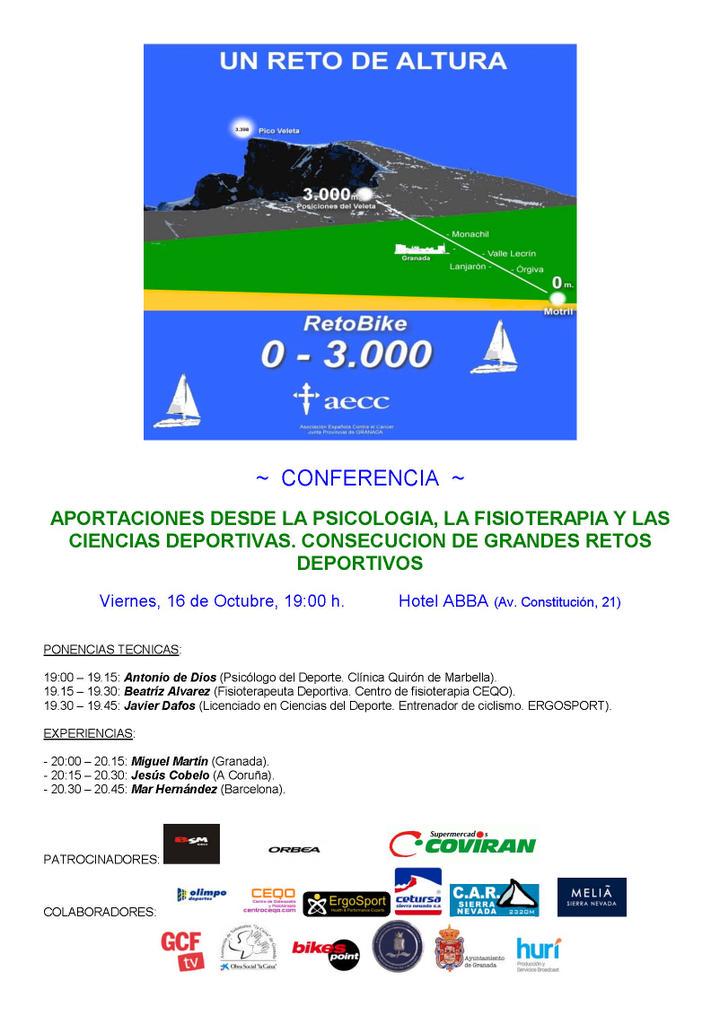 Este viernes, a las 19h en el hotel ABBA participaré en la conferencia realizada con motivo del <a href="/reto03000/">@retobike0-3000</a> Nos vemos