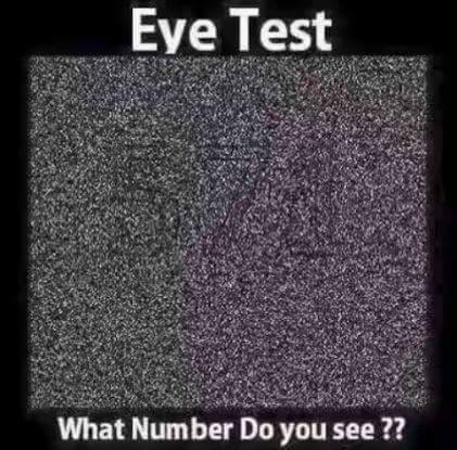 Eye Test What Number You See