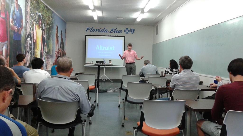DomiStationTLH's tweet photo. Giving back is human nature and @AltruistApp creates a donating experience everyone can enjoy @1MillionCupsTAL http://t.co/bpSBpofFsy