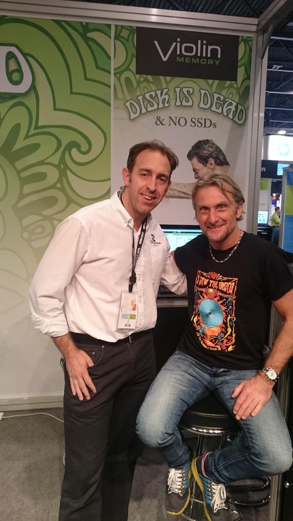 KerryTelling's tweet photo. It's not often you get to meet your childhood hero. Thanks for the memories @carlfogarty #violinmemory #VMworld2015 http://t.co/8EToMA6A6i