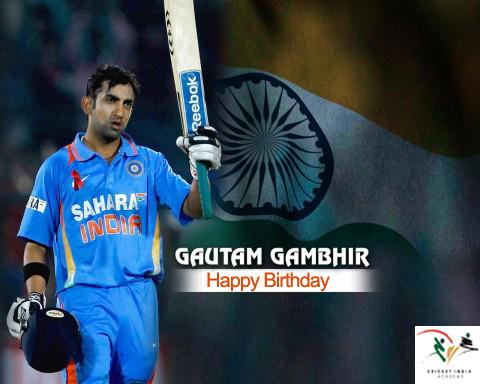 Join us to wish a very Happy Birthday to Indian cricketer Gautam Gambhir. 