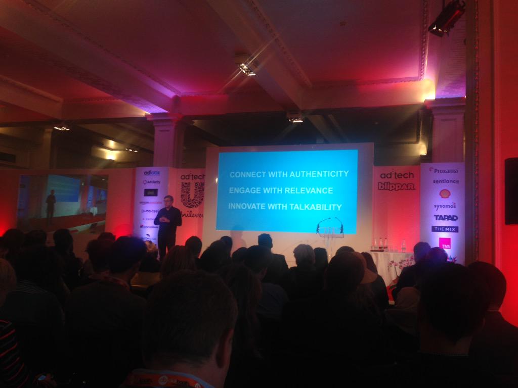 bvertes's tweet image. Interesting speech from @keithweed at #adtechLondon Connect, engage and innovate. No mention of #adfraud yet