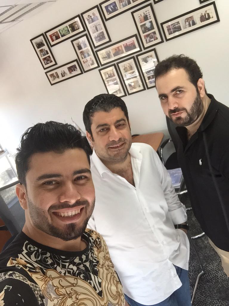 sattarsaad_'s tweet photo. مع الاستاذ والصديق العزيز زياد حمزة ومع الظلع الي ما ينشلع يوسف دندش 😍انتظروا كليب #كم_عطاك على #وناسة #MBCTheVoice http://t.co/T3QK6L2urb