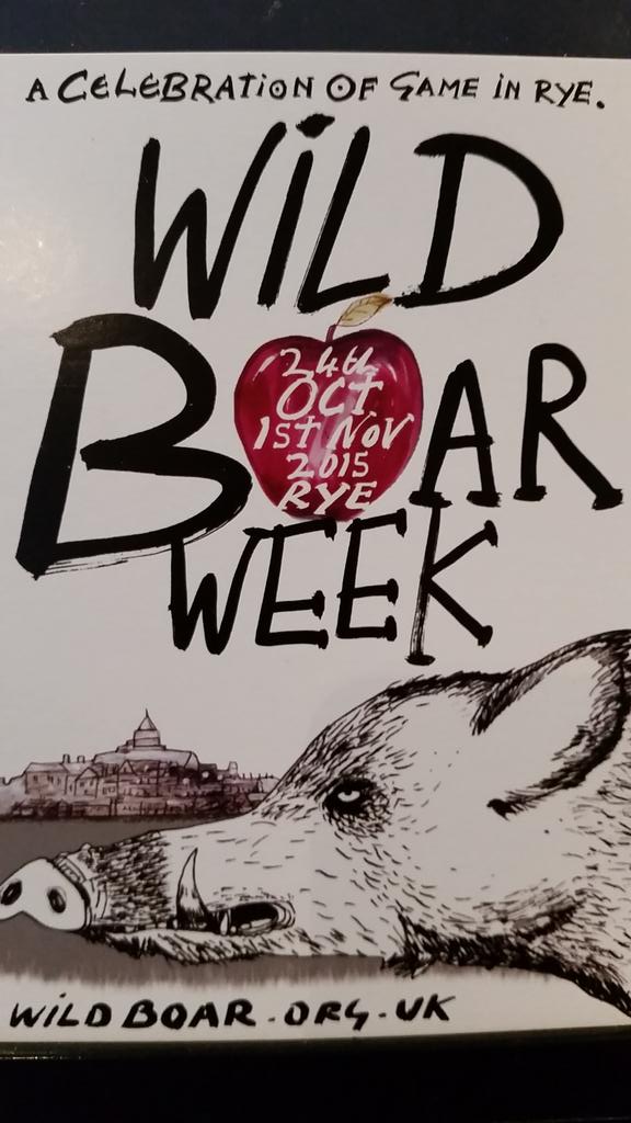 Wild Boar Week Starting soon #Rye <a href="/ryesussex/">Rye, East Sussex</a> <a href="/1066Tweets/">1066 Tweets</a> The Flags are Up... Another Event Not to Miss!