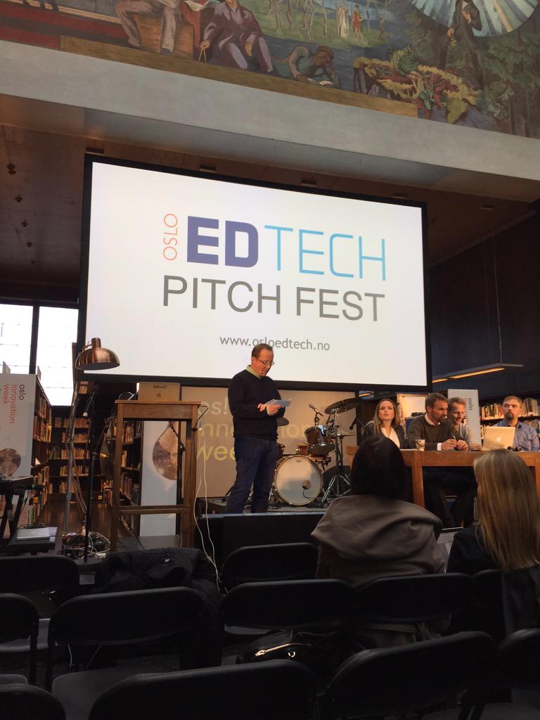 ClarifyNorge's tweet photo. Piches #edtechdagen Imponerende og inspirerende #education #digital #theyouth #thefuture @osloedtech @OsloIW http://t.co/jOLtWBwM3B
