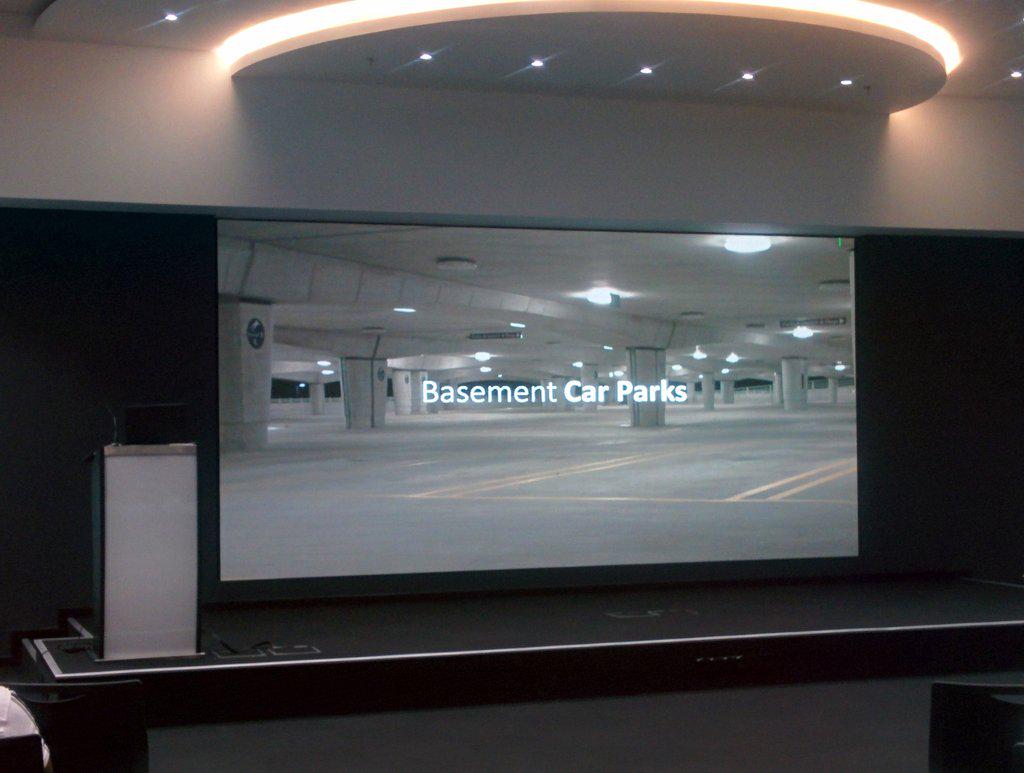 ReadMeSriLanka's tweet photo. How can you improve a basement carpark? Another question thrown at the attendees of #UXCMB @UXColombo http://t.co/qSxaOgAQQp