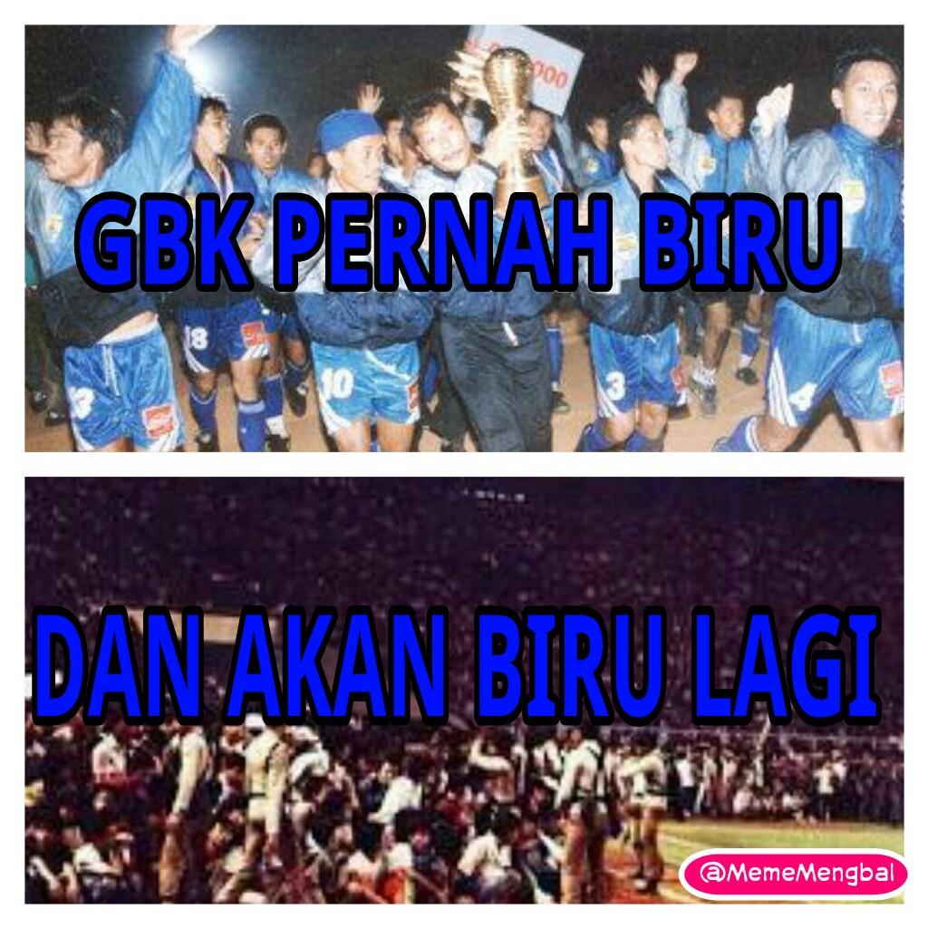 txtdribobotoh's tweet photo. GBK pernah biru dan akan biru lagi! http://t.co/Pr1moeVQFO