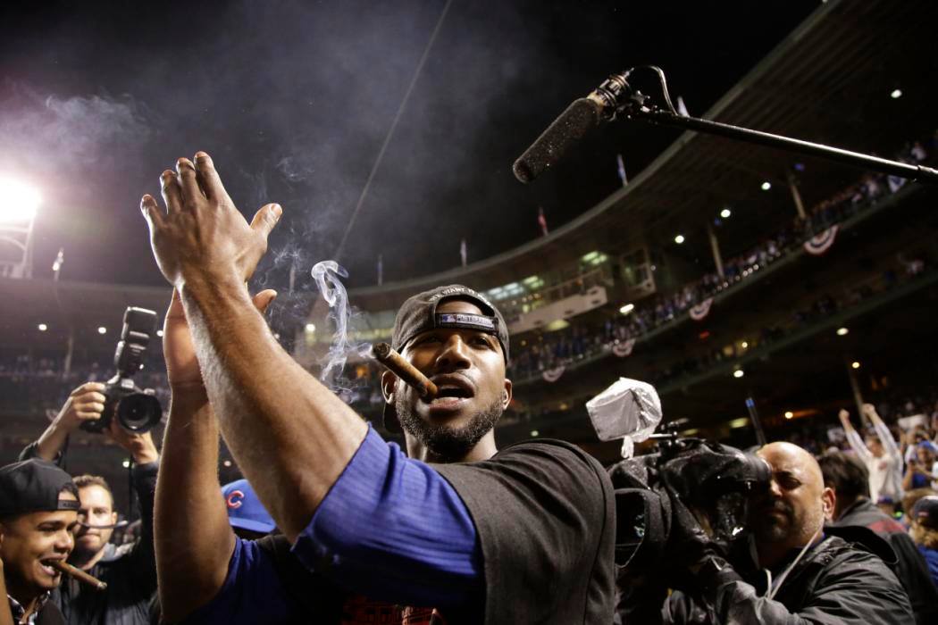  Happy Birthday to my smart, funny, cool son, Matt White.  Have a cigar with Dexter Fowler. 