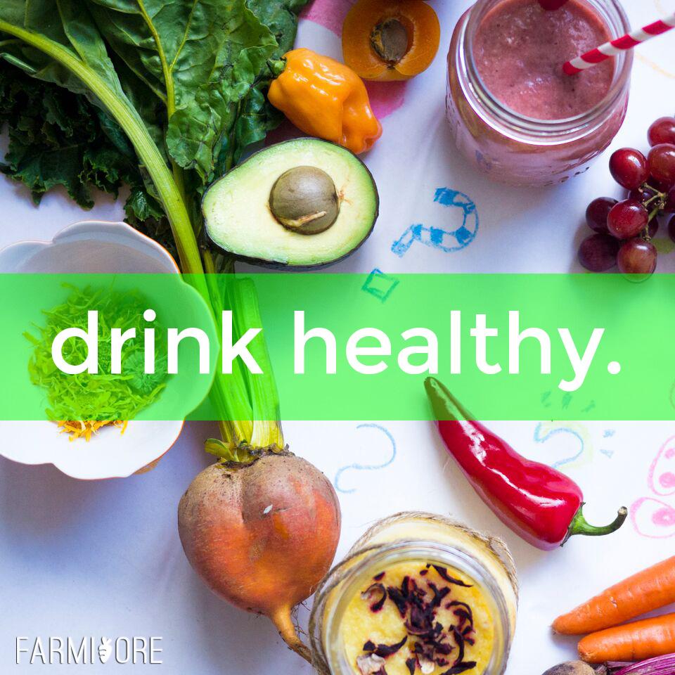 getfarmivore's tweet photo. Just a #friendlyreminder to #drinkhealthy #drinkyourveggies #drinkyourgreens and #getfarmivore. http://t.co/tRNSBGmnEw
