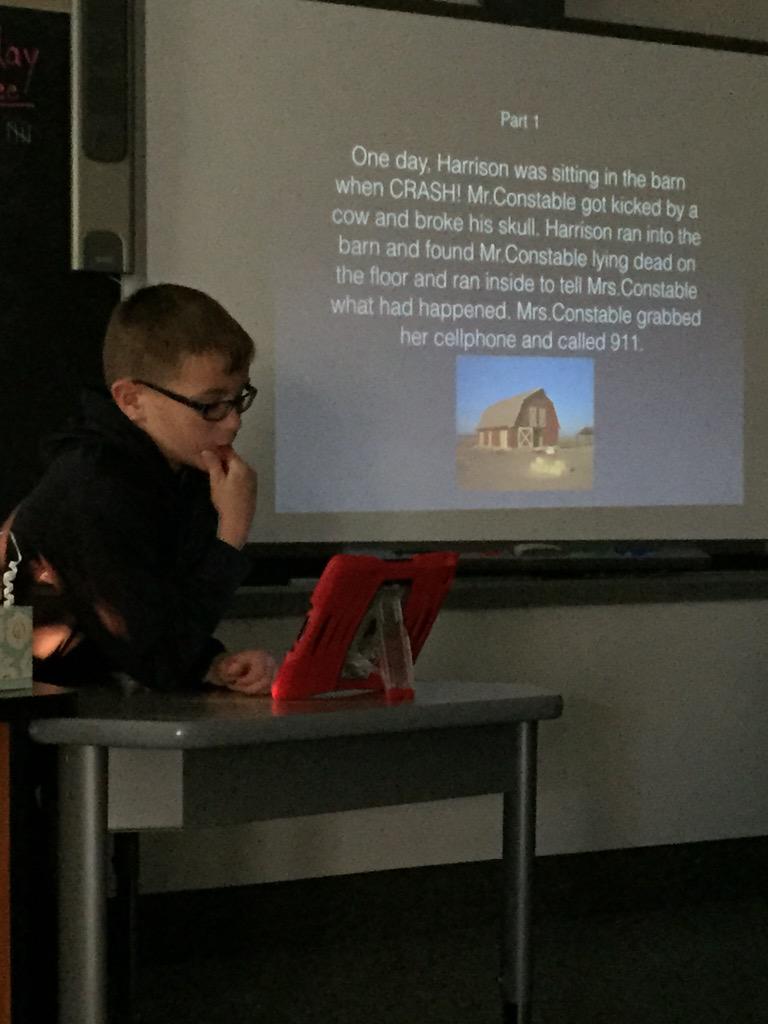LeitnerChelsea's tweet photo. Book talk presentations today! My kids did a great job. #BHMSDRocks 🍎📚 http://t.co/LL4KM7a0Ds
