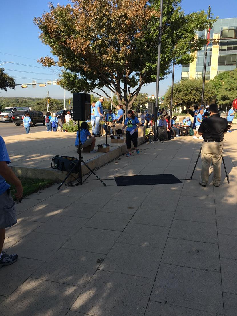 More pictures from City Hall at the 2015 white cane day event.