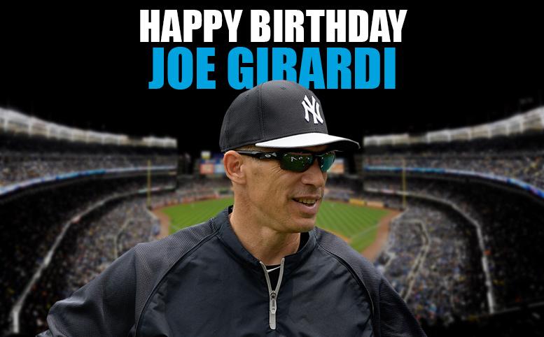 Happy birthday, Joe Girardi. The manager was born on this day in 1964. 