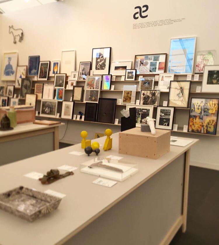 AlliedEditions's tweet photo. The stand during the calm before the storm this morning at #EmptyFrieze; the only time it's been empty today! http://t.co/hLfhkd8LJR