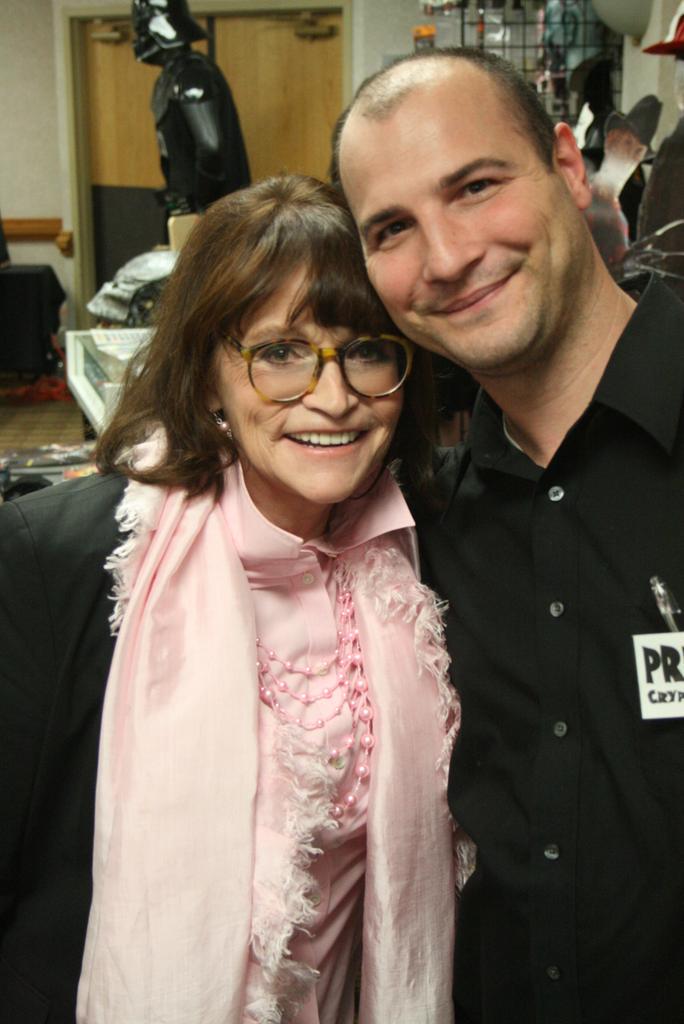 Throwback with Margot Kidder. Happy early Birthday! Photo by 