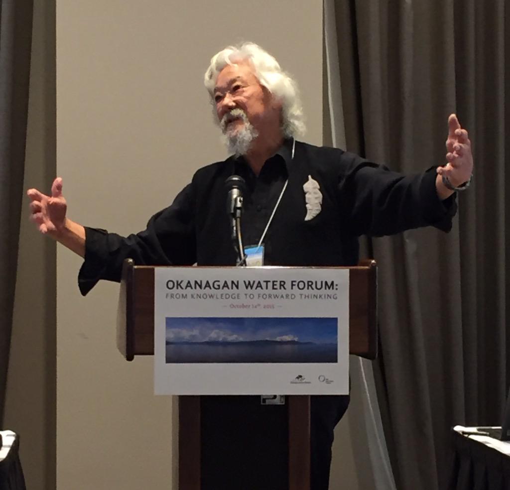 Ok_WaterBoard's tweet photo. Indigenous knowledge learned from mistakes &amp; success is more profound than science. - David Suzuki #OkWaterForum http://t.co/g5EXYif4t2