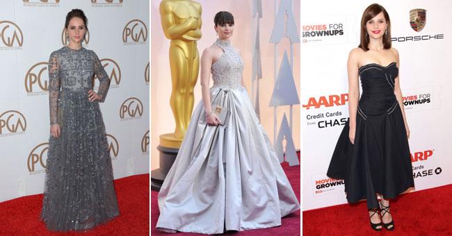 Happy birthday Felicity Jones! See her most amazing outfits here:  