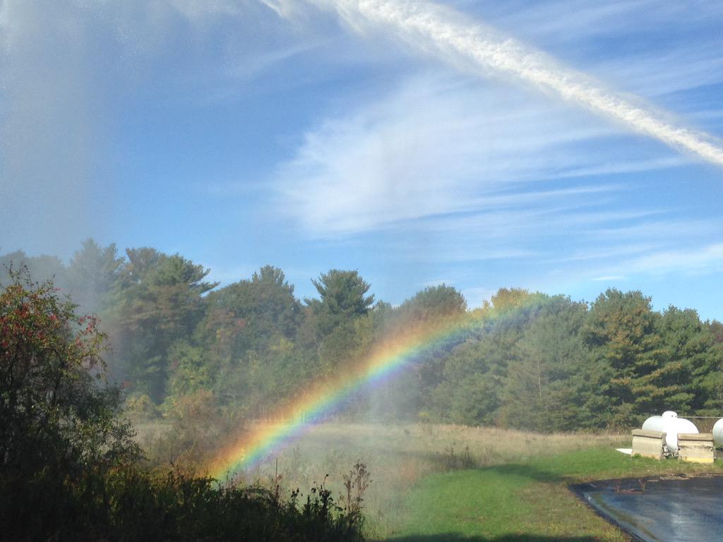 norwell_fire's tweet image. #DeckGun #Rainbow #firefighters