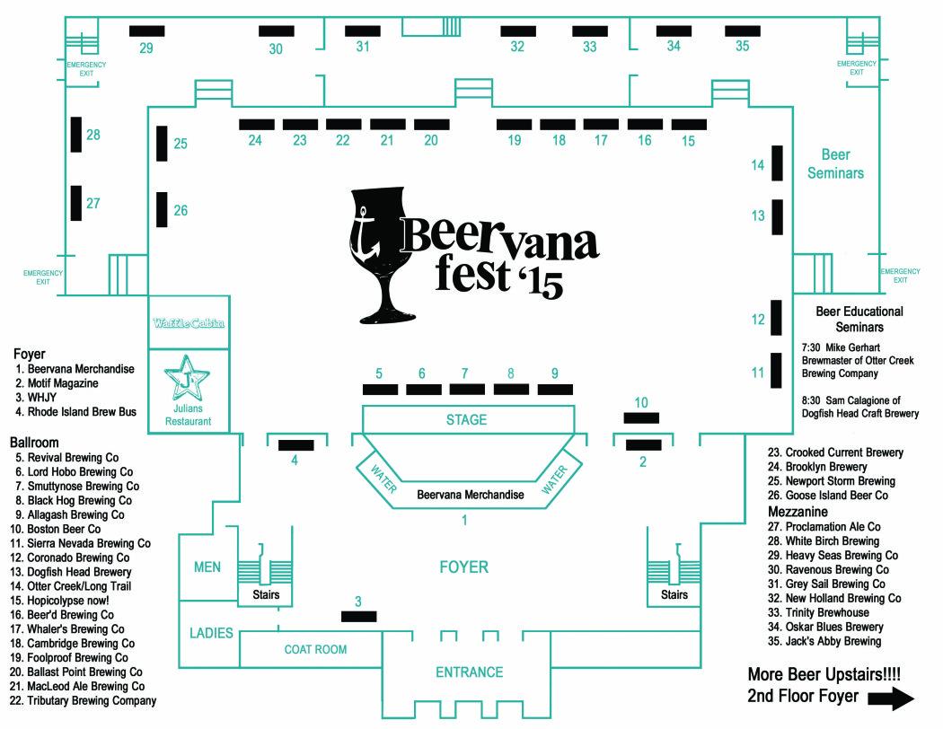 Today we share the last piece of the <a href="/Beervanafest/">Beervana Fest</a> puzzle: the floor plan! wp.me/p5eaeM-QI