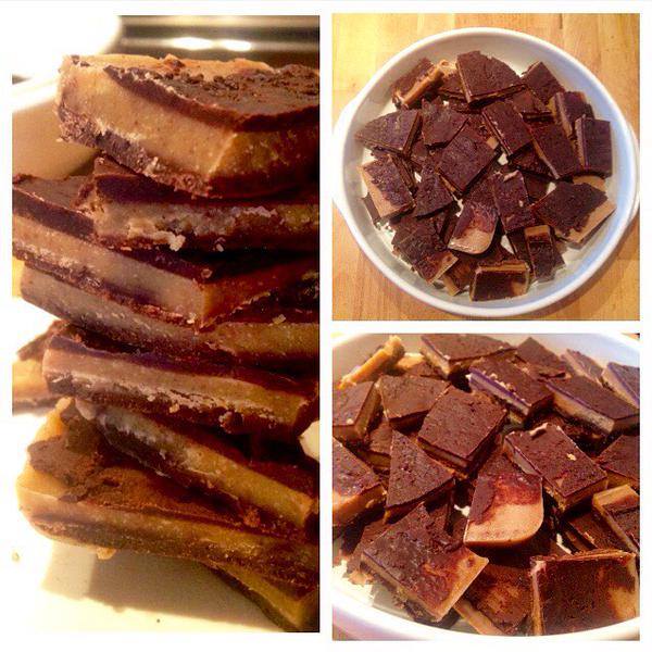 SophBakesCake's tweet image. My #firstblogpost on #VEGAN Salted Caramel &amp;amp; Choc slices: wp.me/p6Q22u-g
Recipe cred to @BlissfulBasil!