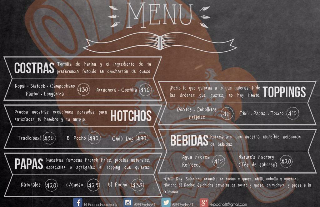 El día de hoy el menú es un #Must... <a href="/AhogadasMx/">Ahogadas Mx</a> <a href="/RoadGriller/">Road Griller</a> y el estreno de @ElPochoFT 🚍👌🏼 dentro del <a href="/AutocinemaC/">Autocinema Coyote</a>