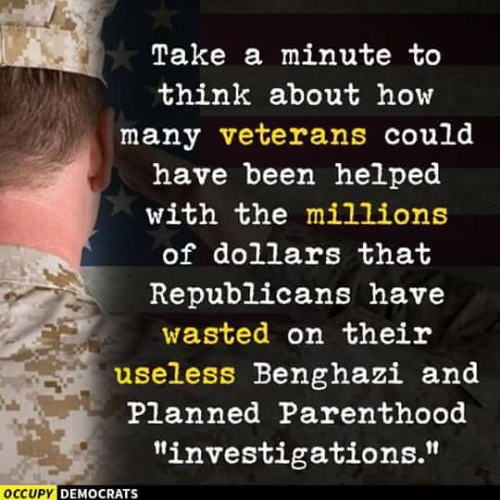 chiefplan1's tweet photo. #WhatIfInstead of wasting money investigating Benghazi & Planned Parenthood we actually did something to help people? http://t.co/T4Xsv0PrHQ