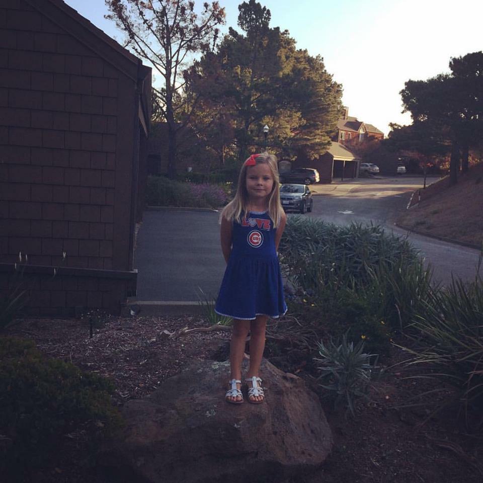 Showing our love all the way from Cali. Go <a href="/Cubs/">Chicago Cubs</a> Go!
