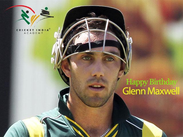 Join us to wish another birthday boy from Australia. Wish you a very Happy Birthday \"Glenn Maxwell\". 