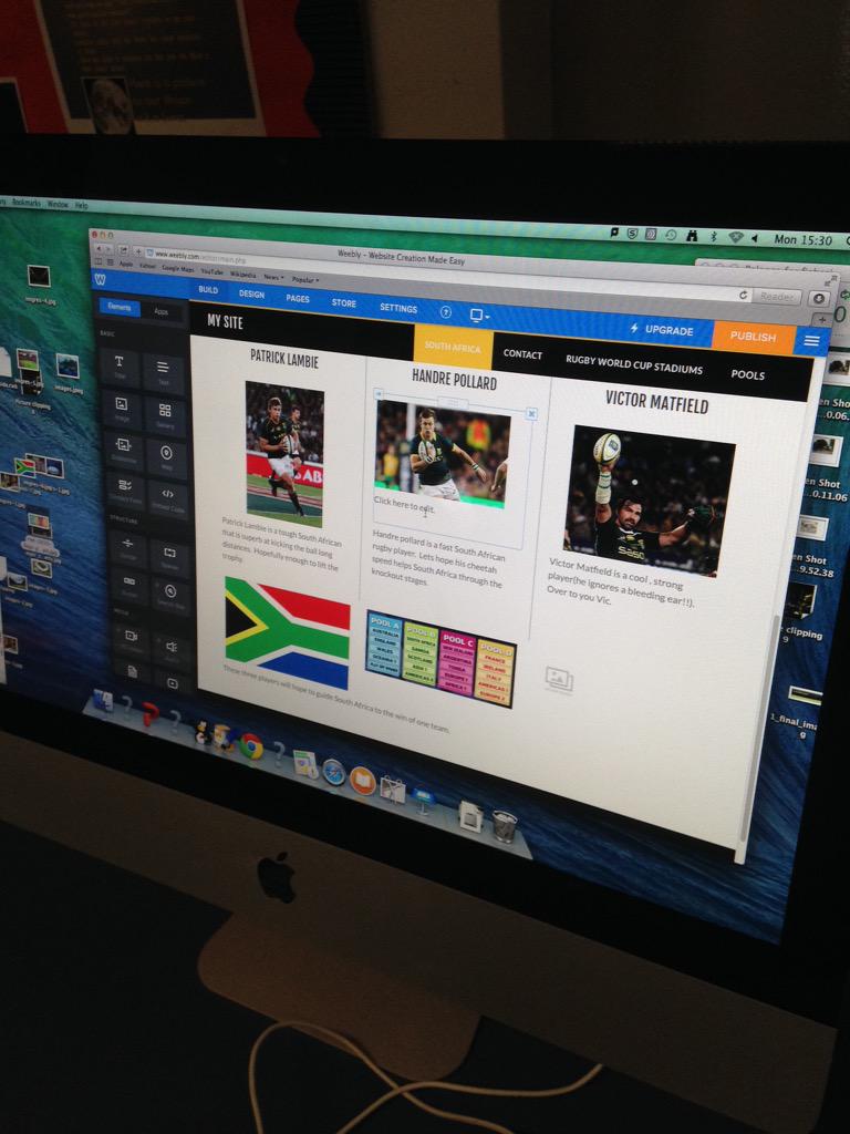 MattWarne's tweet image. Fab fun with website design in year 5 - focus on plagiarism and. Copyright on images. @weebly @Computing_MrsJ