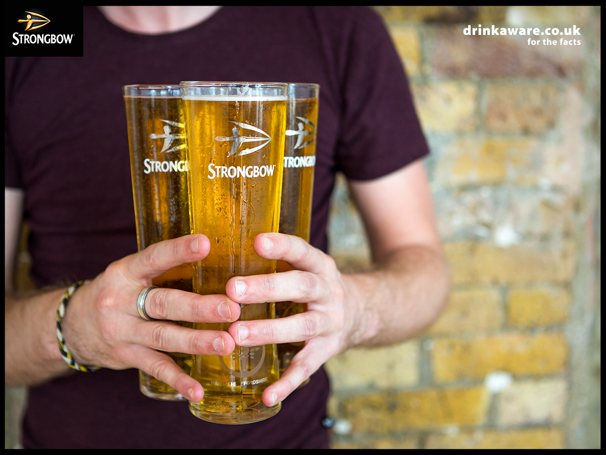 Vital man skill: carrying three pints from the bar because your mates are guarding a table.