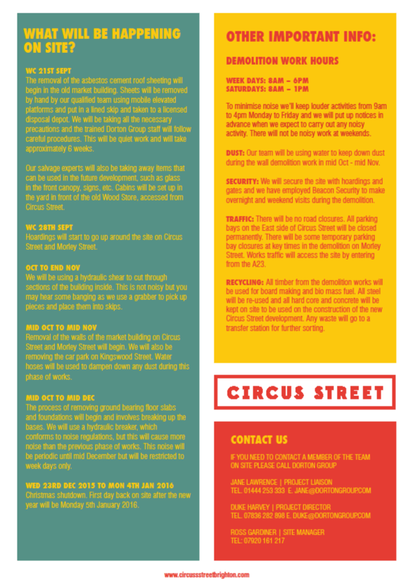 TarnerPartners's tweet photo. Circus Street Development Update! http://t.co/kVTxHA9Uqm http://t.co/GkyaBc7Jty