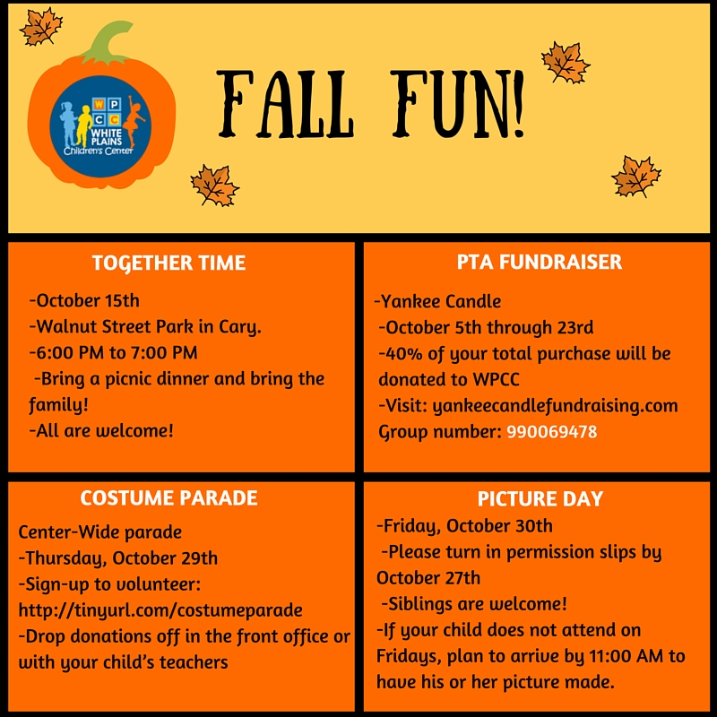 yankeecandlefundraising.com
tinyurl.com/costumeparade