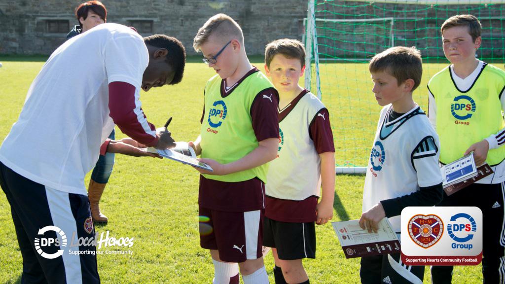 DPSLocalHeroes's tweet photo. We had a ball with @JamTarts at today's @heartscoaching Holiday Course, supported by #DPSGroup with Danny &amp; Prince! http://t.co/sY1FWk7EBc
