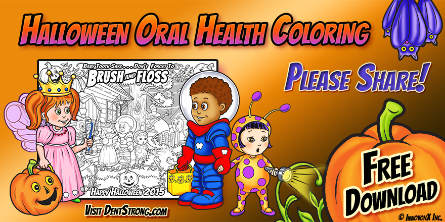 DentStrong's tweet photo. A Sticky &amp; Tricky #candy time for #kids teeth! Promote #oralhealth this #Halloween for #free!
http://t.co/6zgaQop6aS http://t.co/qWjgWVwDX3