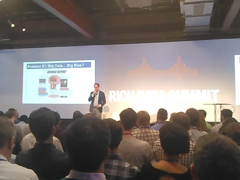 samthefeather's tweet image. Nate Silver talking about data and bias. What an interesting guy. #richdatasummit  #RICHDATA