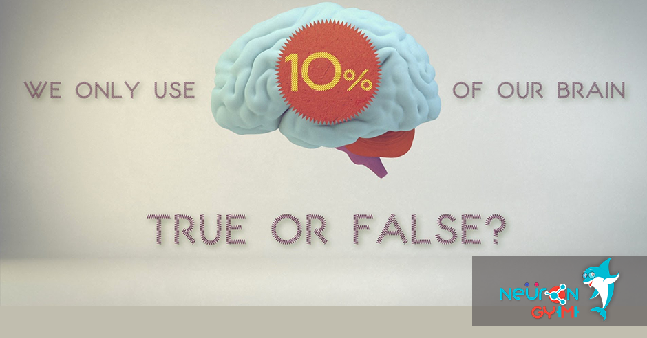 neurongym's tweet photo. #NeuronQuiz We use 10% of our brain. TRUE or FALSE? 
Answer through reply . #neuroscience #NeuronGym . http://t.co/II6iNcpaQc