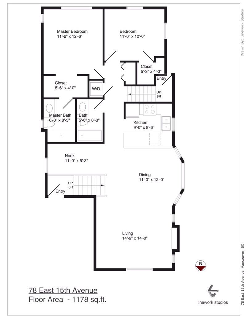 lineworkstudios's tweet image. 78 East 15th Avenue #floorplans #lineworkstudios @PietKooyRealtor
